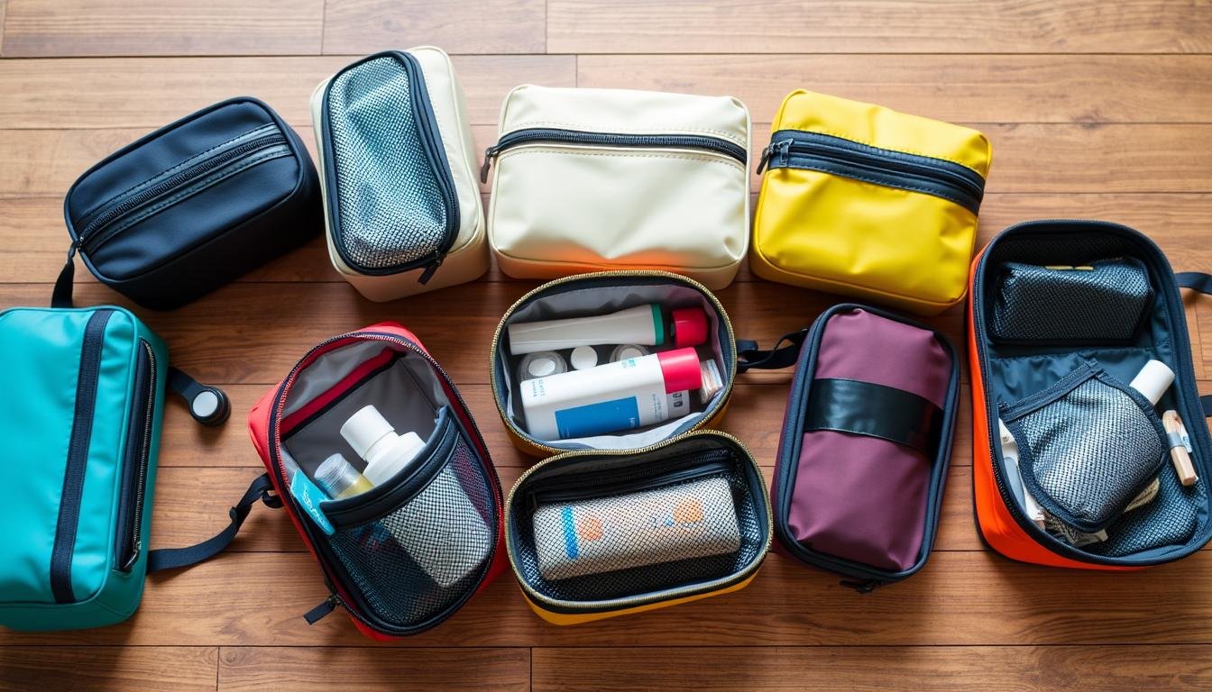 Compact Travel Toiletry Bags with Multiple Compartments Compact Travel Toiletry Bags with Multiple Compartments